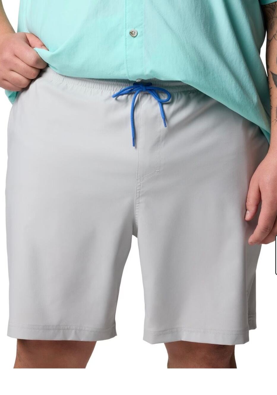 Columbia PFG Rambler 6" Swim Shorts, Cool Grey, UPF 50+, Men's Size 2XL, NWT